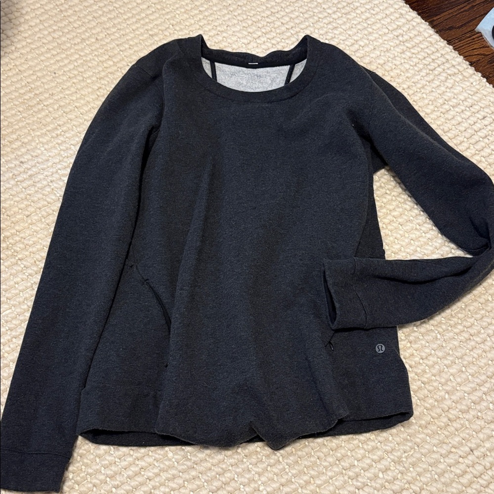 Lululemon sweatshirt- open back
